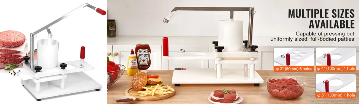 Dosificadora y Prensa de Hamburguesa de Carne